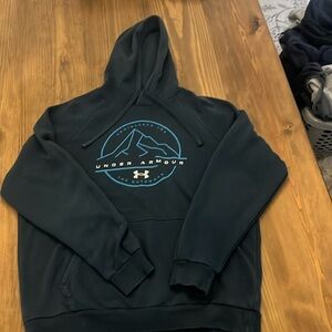 Navy blue under armor mountain shirt